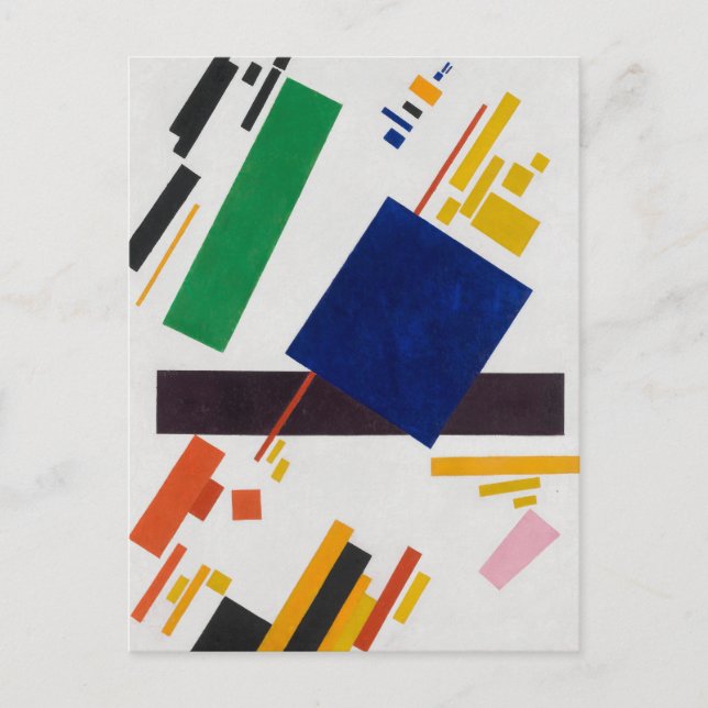 Kazimir Malevich Suprematism Sammansättning Vykort (Framsida)