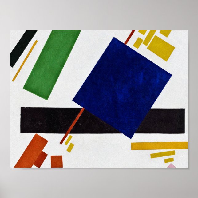 Kazimir Malevich - Suprematist Composition Poster (Framsidan)