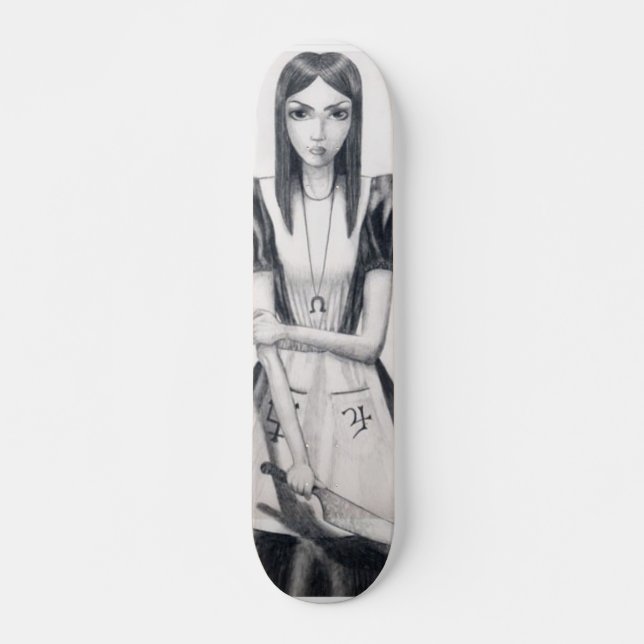 KaZo Alice Old School Skateboard Bräda 21,6 Cm (Framsida)