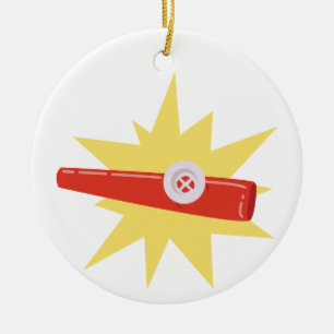 Kazoo Julgransprydnad Keramik