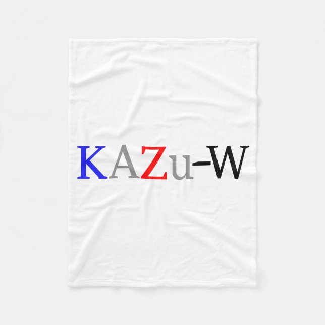 KAZu-W フリースブランケット Fleecefilt (Framsidan)