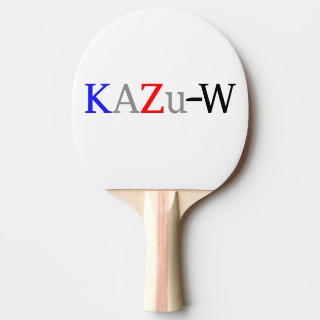 KAZu-W Pingisracket (Framsidan)