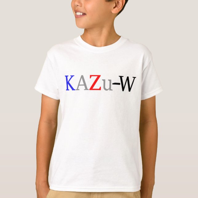 KAZu-W Tシャツ T Shirt (Framsida)
