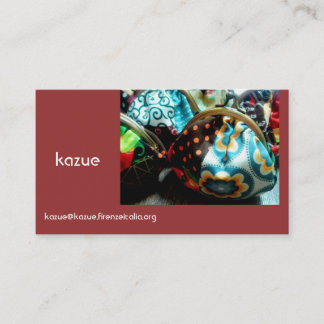 kazue visitkort