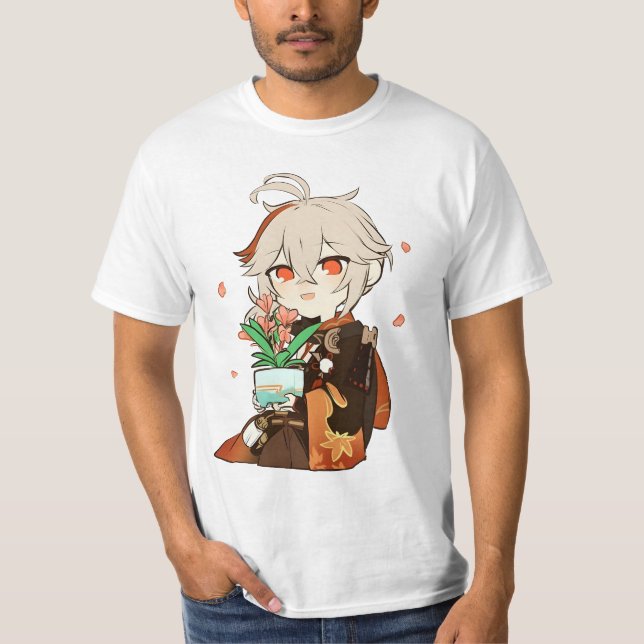 kazuha Genshin söt T Shirt (Framsida)