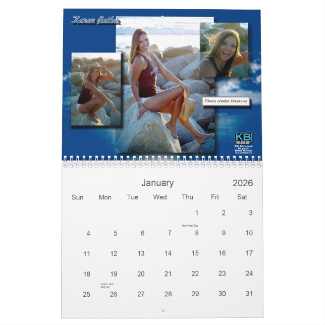 KBFit 2013 inspirera kalender (11x17) (Jan 2026)