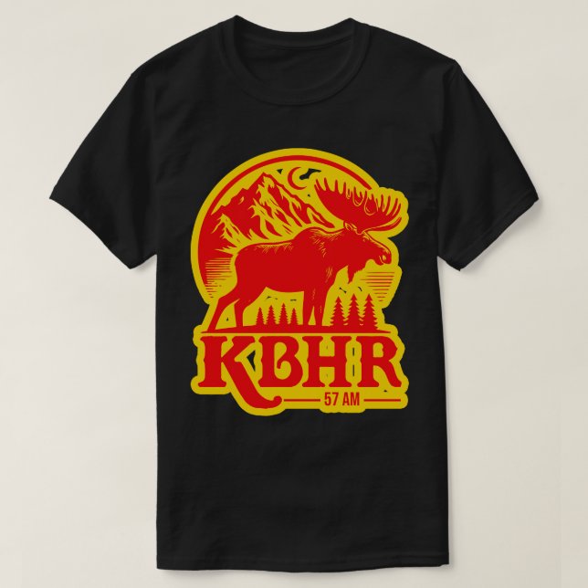 KBHR 57 AM Nord Exponeringsradio Station 1 T Shirt (Design framsida)