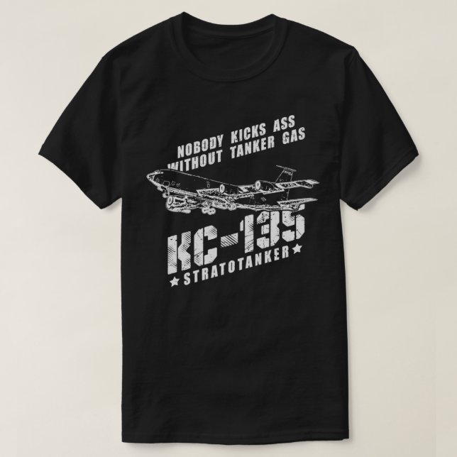 KC135 Stratotanker USAF Aviation Pullover  T Shirt (Design framsida)