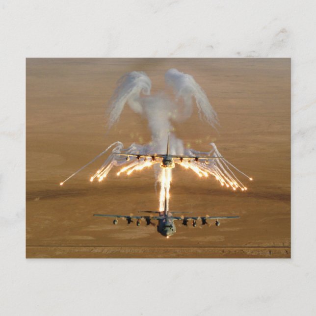 KC-130 Hercules vycard Vykort (Framsida)