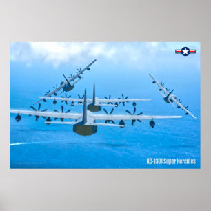 KC-130J TOPPEN HERCULES POSTER