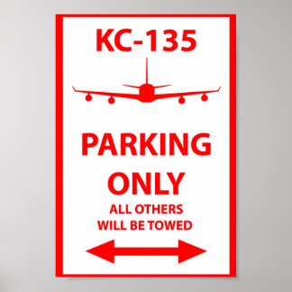 KC-135 - endast parkeringssignatur Poster