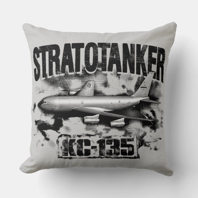 KC-135 Stratotanker Dekorativ kudde (Framsida)