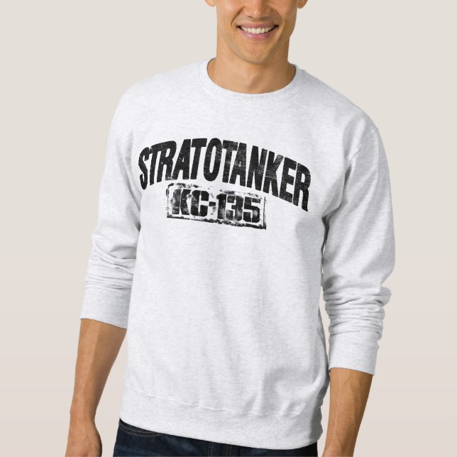 KC-135 Stratotanker Manar Basic Sweatshirt T-Shirt (Framsida)