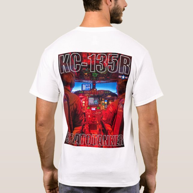 KC-135R STRATOTANKER COCKPIT T SHIRT (Baksida)