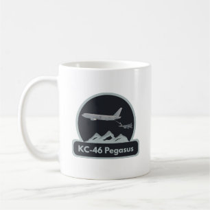 KC-46 Flygplan som tankas F-15 Kaffemugg