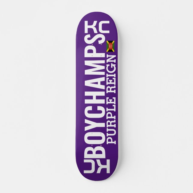 KC BOYSCHAMPS Skateboard, 7¾ tum Deck Mini Skateboard Bräda 18,5 Cm (Framsida)