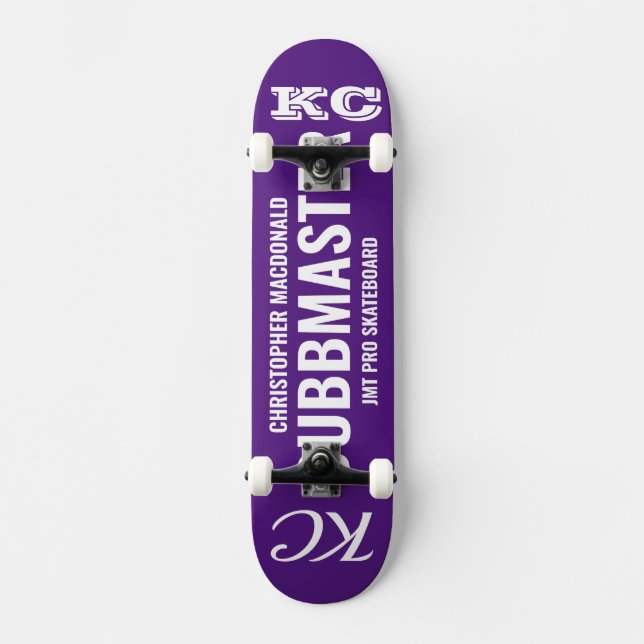 KC DUBBMASTER-skateboard Mini Skateboard Bräda 18,5 Cm (Framsida)