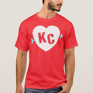 KC Heart Arrow KC (Kansas City) 2Brev KC Heart T Shirt