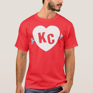 KC Heart Arrow KC (Kansas City) 2Brev KC Heart T Shirt