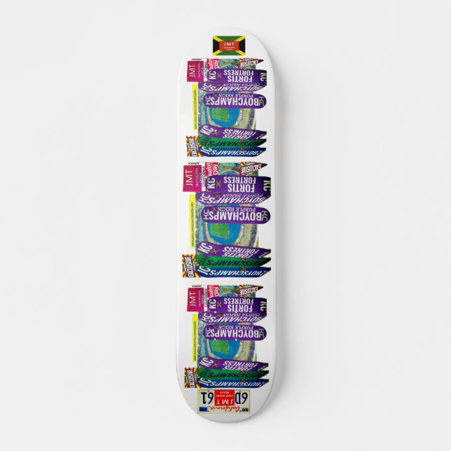 KC JMT SKATEBOARD Skateboard, 7¾ tum Deck (Framsida)