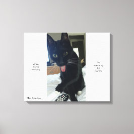 KC-sport för fjärrkattkonst i tunga Canvastryck