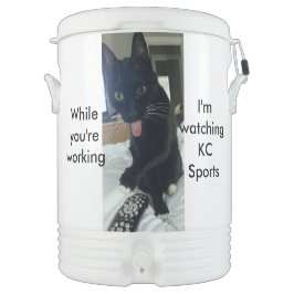 KC Sport lustig tunga fjärrkatt Igloo Frysflaska