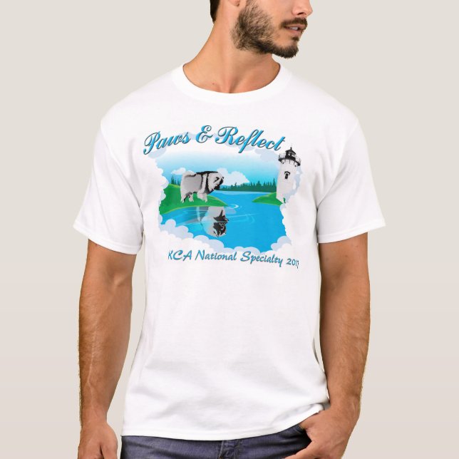 KCA-medborgarelogotyp för vitbakgrunder Tee (Framsida)
