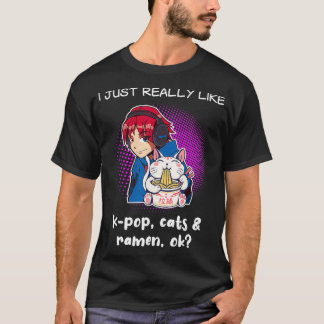KCat Ramen Ramen Noodles Cats KoreMusic T Shirt