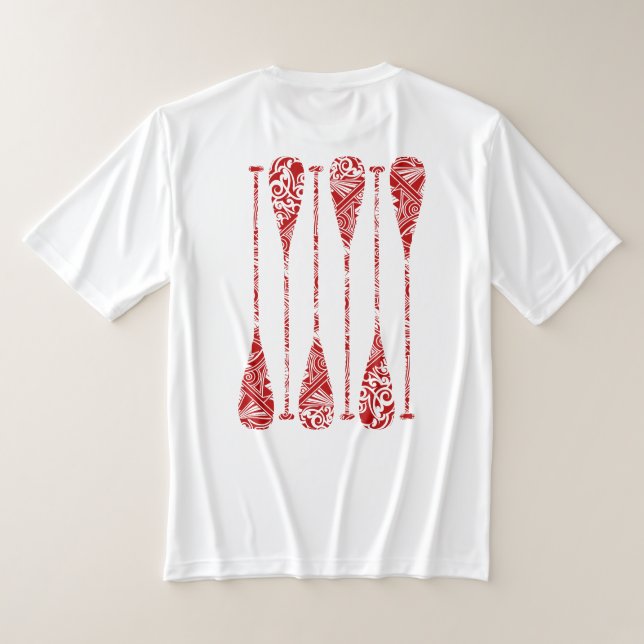 KCC Unisex Paddling Shirt T Shirt (Laydown Baksida)