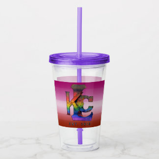 KCL-Lesbisk Pride Tumbler Take Away Mugg