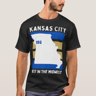 KCMO, Midwest Älskare, Missouri Hometown BBQ Kött T Shirt