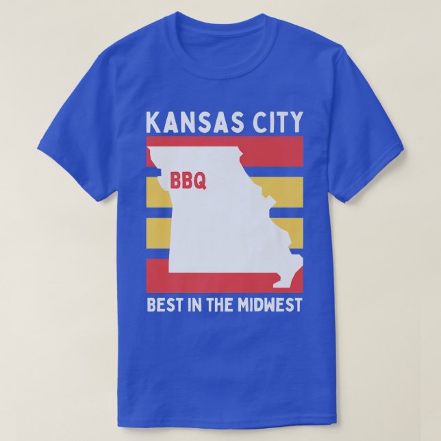KCMO, Midwest BBQ Cows Cattle Chicken Grisar Barbe T Shirt (Design framsida)