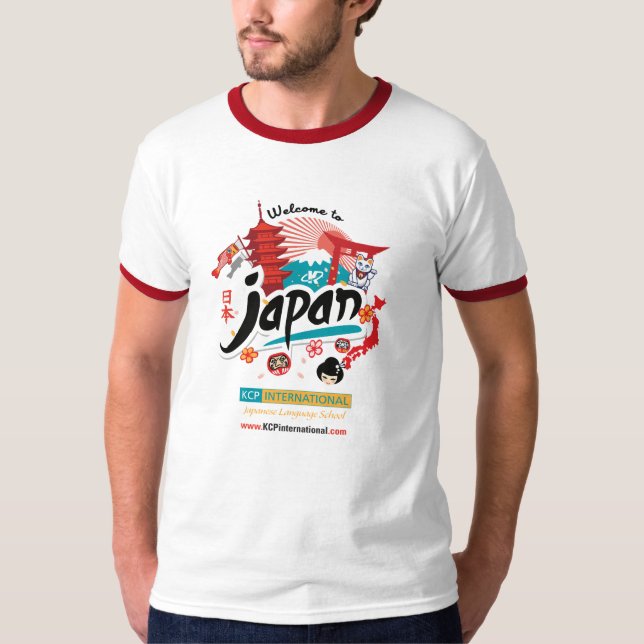KCP-internationellvälkomnande till Japan T Shirt (Framsida)