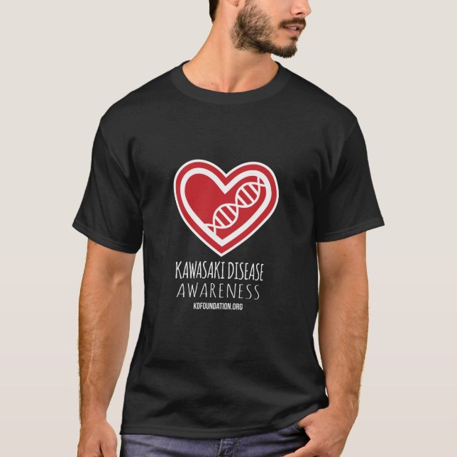 KD-manarskjorta Tee Shirt (Framsida)