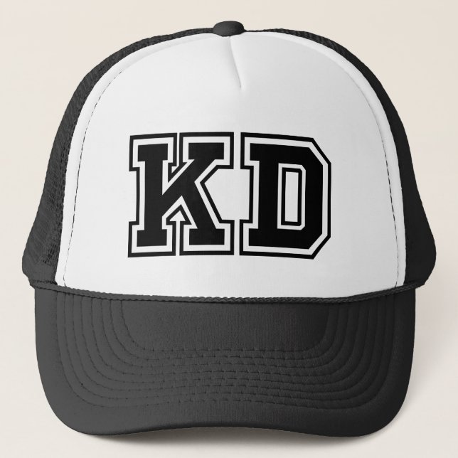 ’KD’ Monogram Truckerkeps (Framsida)