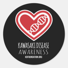 KD Sticker Runt Klistermärke