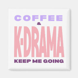 Kdrama Älskare Magnet Kaffeälskare Koreansk Drama