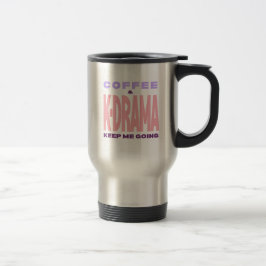 Kdrama-älskare present Pastell typografi Resemugg