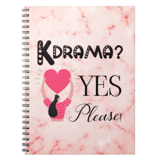 Kdrama? Ja, snälla! - SPIRAL Anteckningsbok