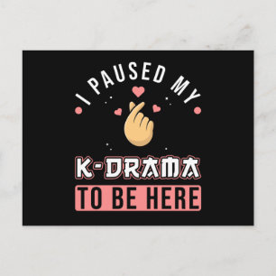 KDrama K-Drama Say Funny Vykort