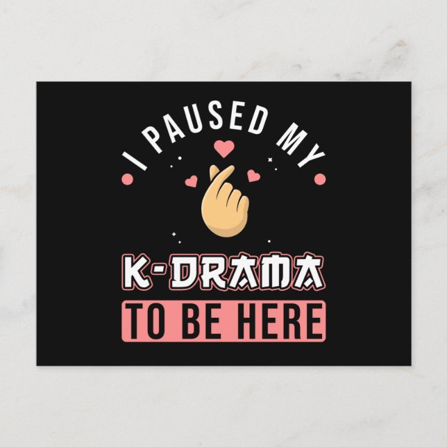 KDrama K-Drama Say Funny Vykort (Framsida)