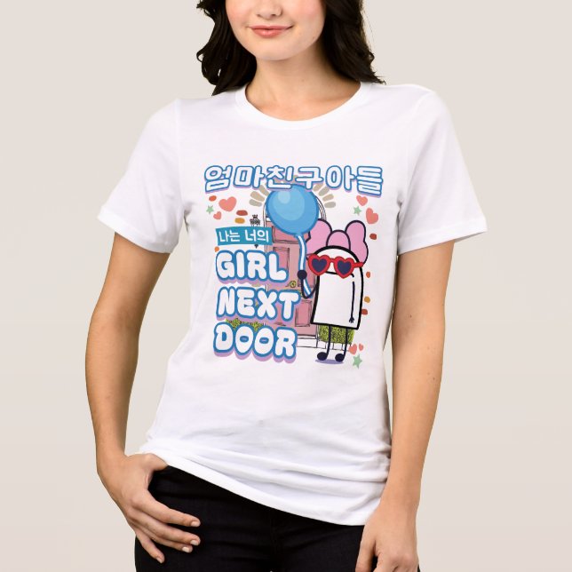 Kdrama Kärlek Next Door - Girl Next Door Art - Flo T Shirt (Framsida)