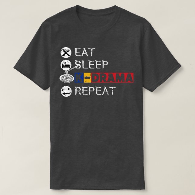 KDrama Repeat 13 i viloläge T Shirt (Design framsida)