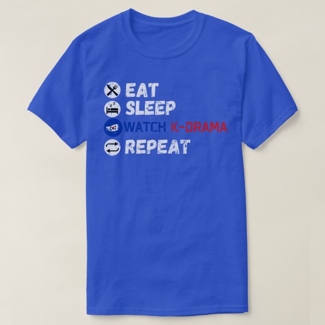 KDrama Repeat 14 i viloläge T Shirt (Design framsida)