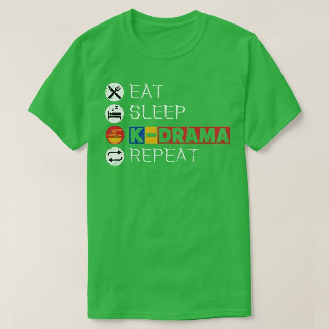 KDrama Upprepa 9 i viloläge T Shirt (Design framsida)