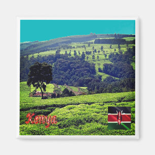 KE004 KENYA, Panorama, Afrika, Fridge Magnet