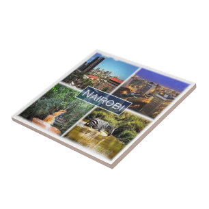 KE028 NAIROBI, Mosaic, Kenya, Afrika Kakelplatta