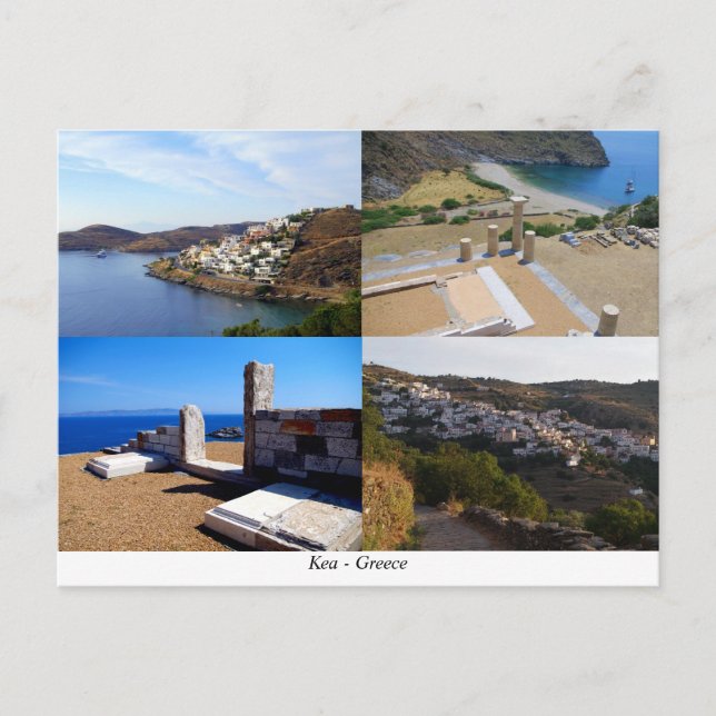 Kea - Grekland Vykort (Framsida)