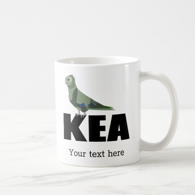 Kea New Zealand Native Bird Kaffemugg (Höger)