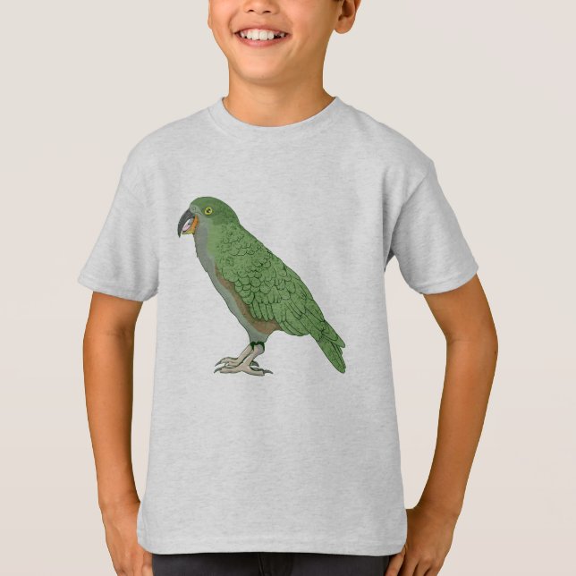 Kea Nya Zeeland Bird T Shirt (Framsida)